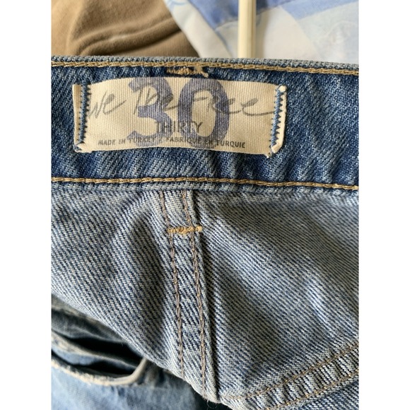 Free People We The Free Hallie Mini Denim Skirt Women's Size 30 Distressed - Picture 4 of 7